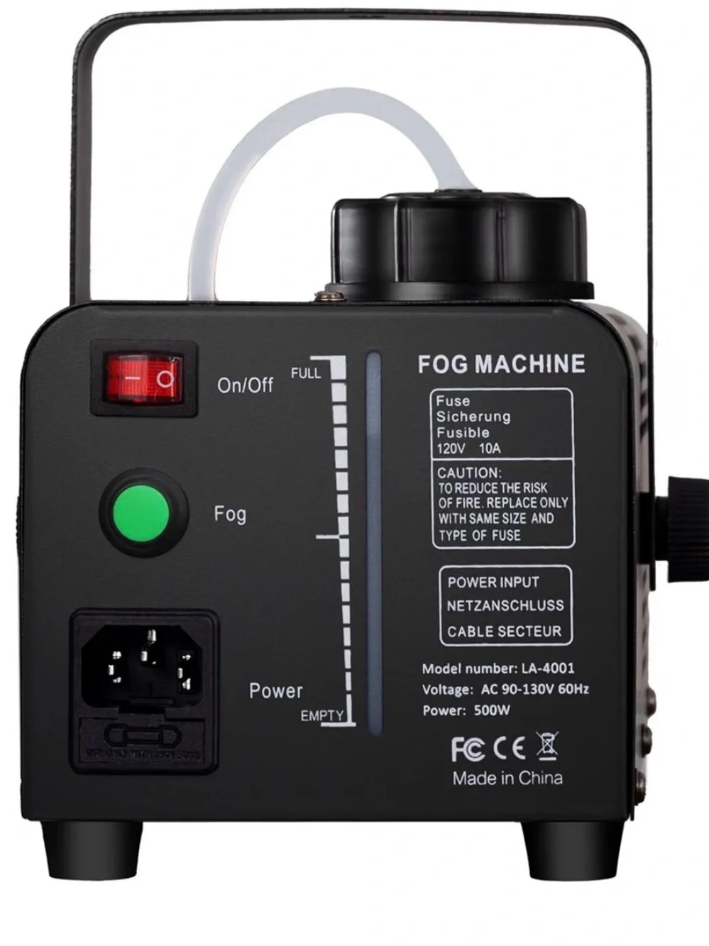 eletecpro 500W LED Fog Machine with Wireless Remote